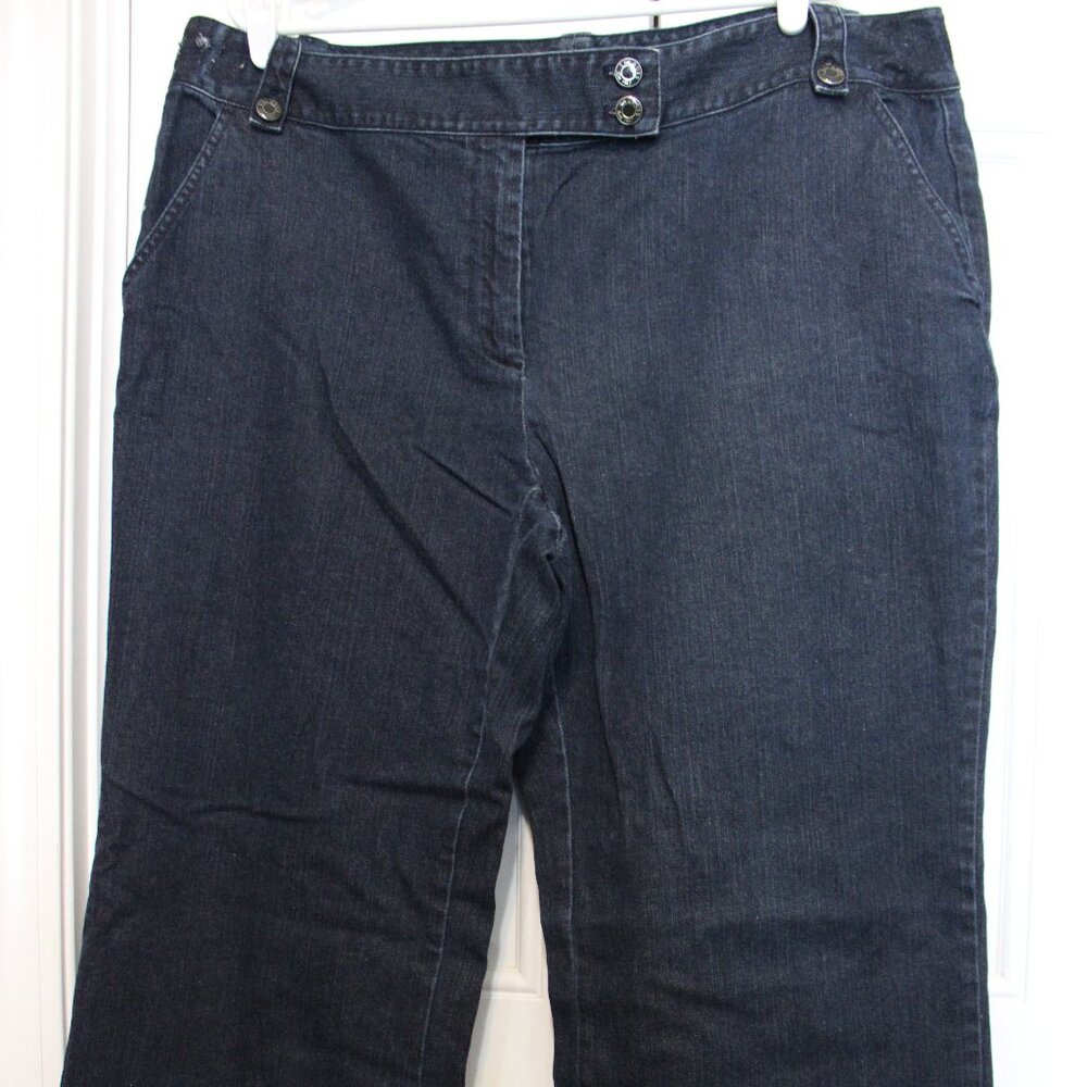 High waist, wide leg, Talbots jeans 18W